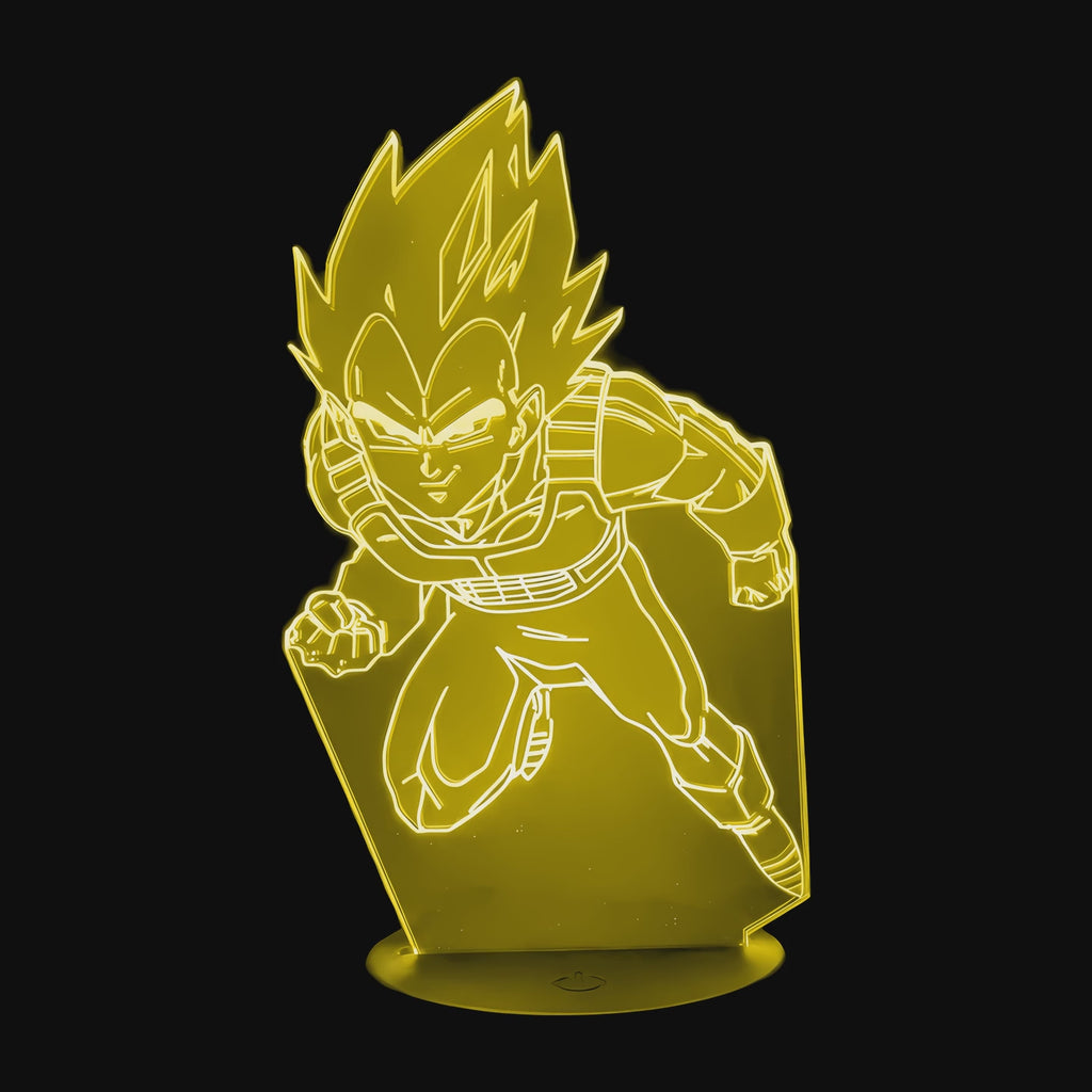 Dragon Ball Z Vegeta Lamp on video