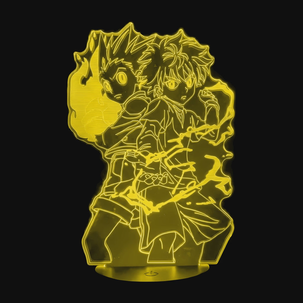 Lampe Hunter x Hunter Gon et Kirua en vidéo