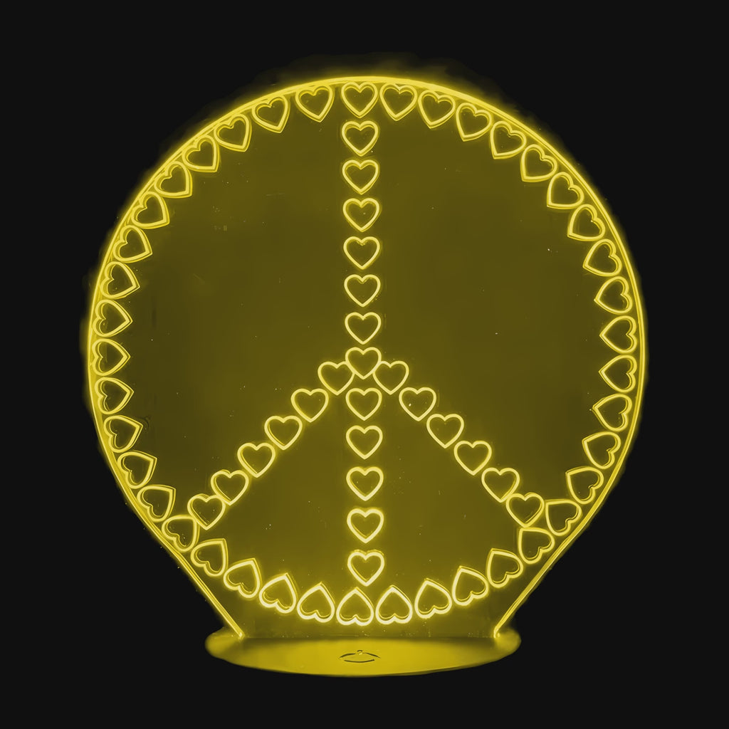 Lampe Coeur Peace and Love en vidéo