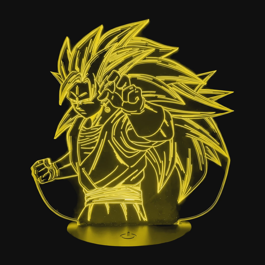 Dragon Ball Z Goku SSJ 3 Lamp on video