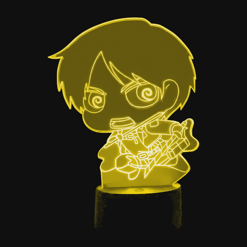 Attack on Titan Eren Yeager Lamp on video