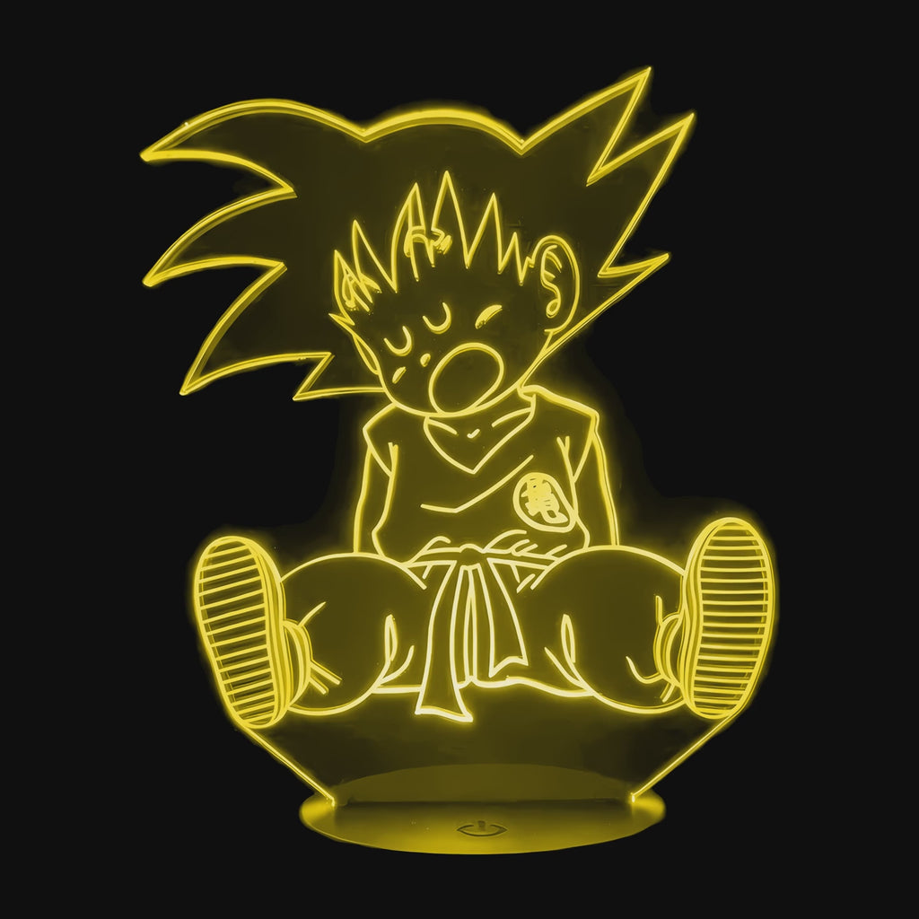 Dragon Ball Z Kid Goku Lamp on video