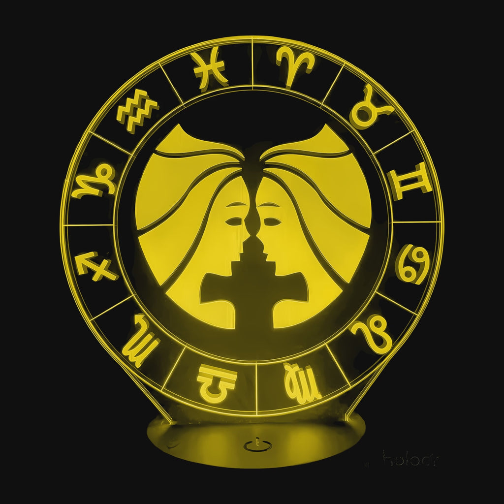 Zodiac Sign Lamp: Gemini on video