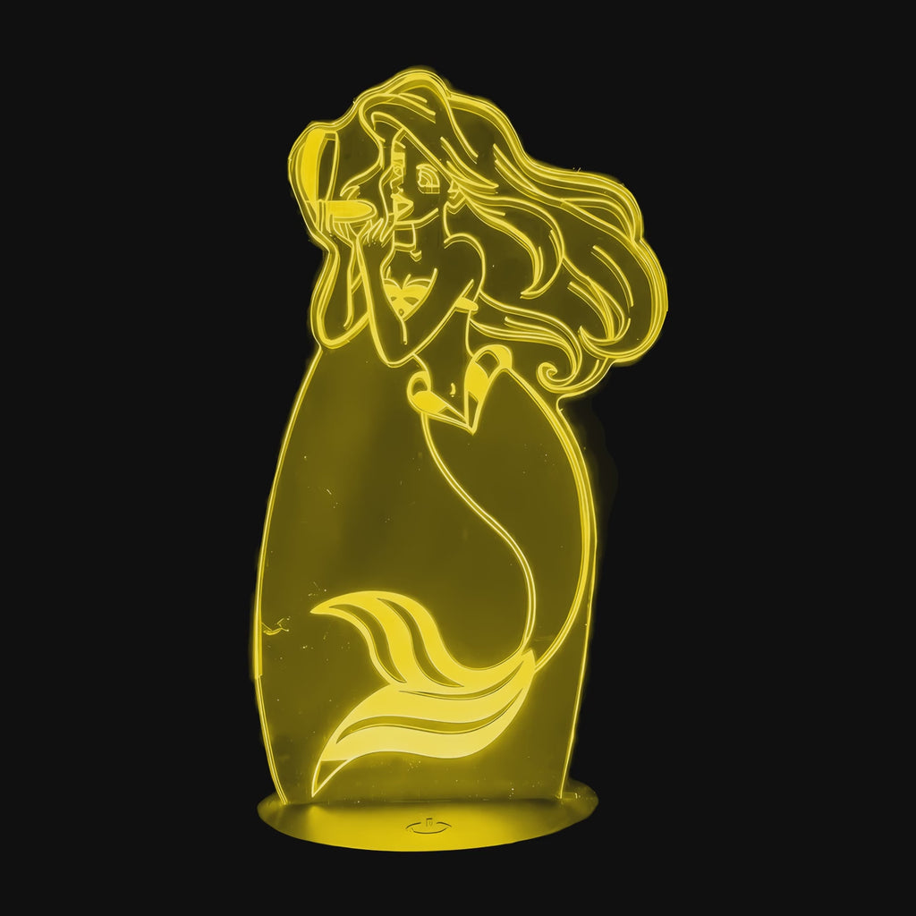 Lampe Princesse Disney Ariel la petite sirène en vidéo