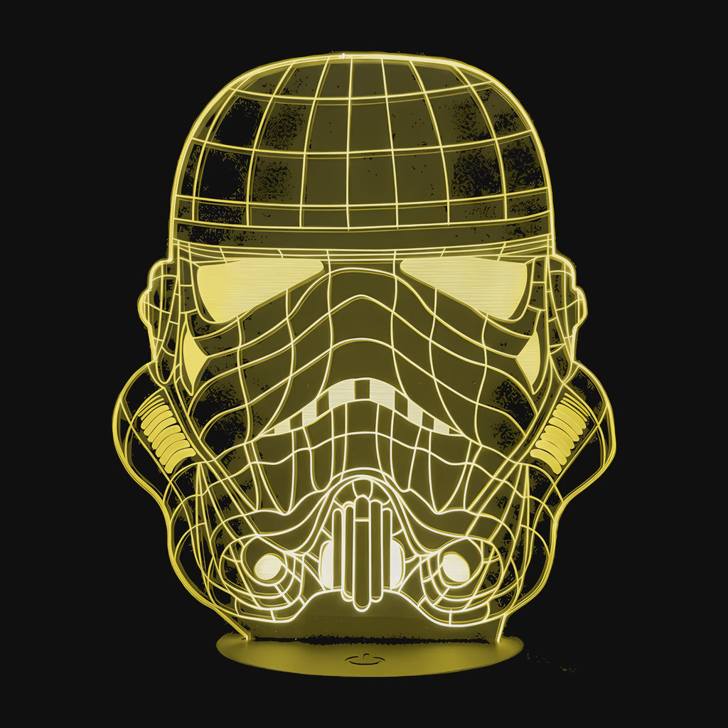 Vidéo lampe 3D Star Wars Casque Stormtrooper cycle des couleurs LED
