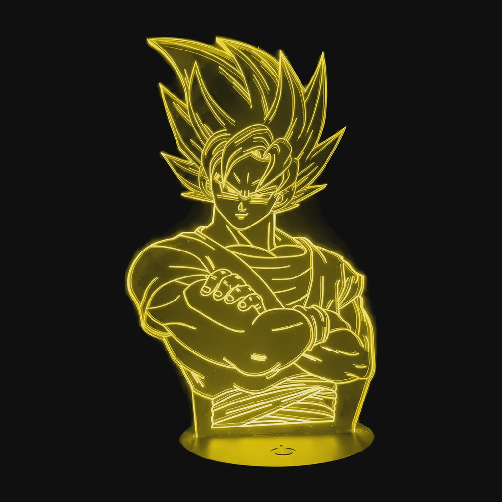 Dragon Ball Z Goku Lamp on video