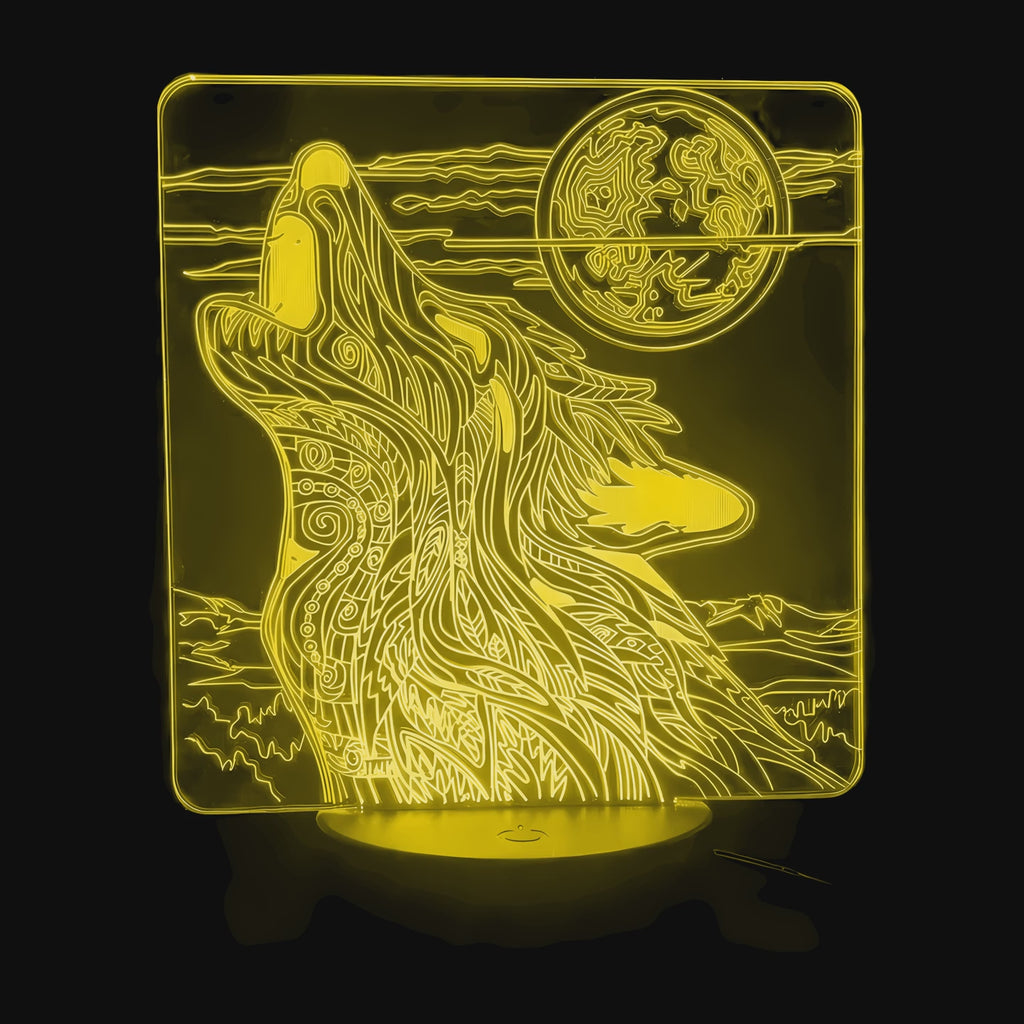 Lampe Animal Loup en vidéo
