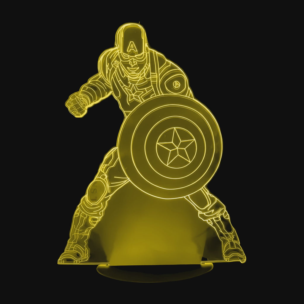 Lampe Marvel Captain America en vidéo
