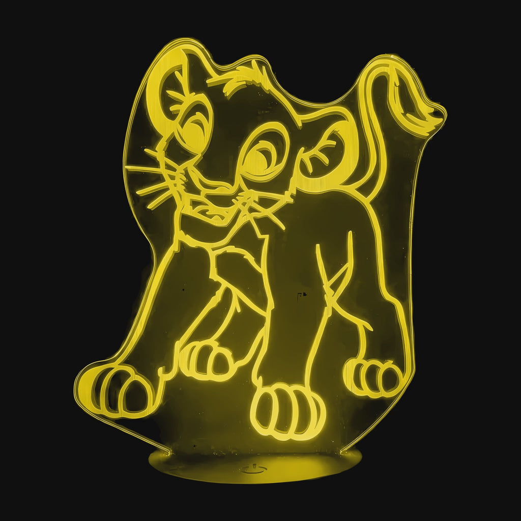 Lampe Roi Lion Simba Bébé en vidéo