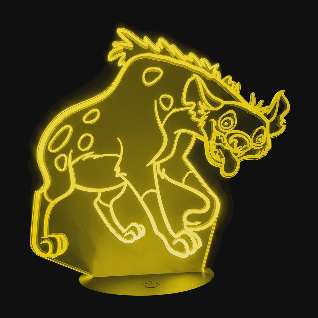Lampe Roi Lion Hyène en vidéo