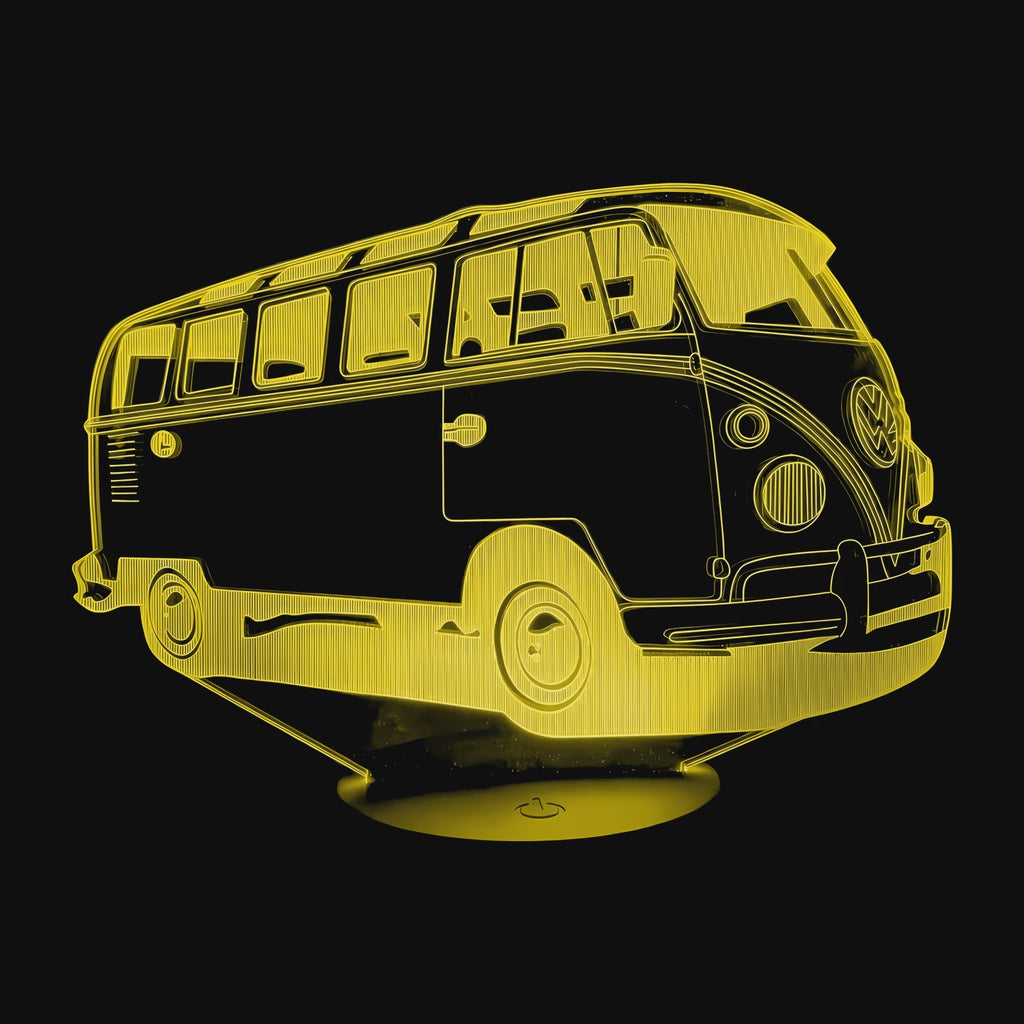 VW Van Car Lamp on video