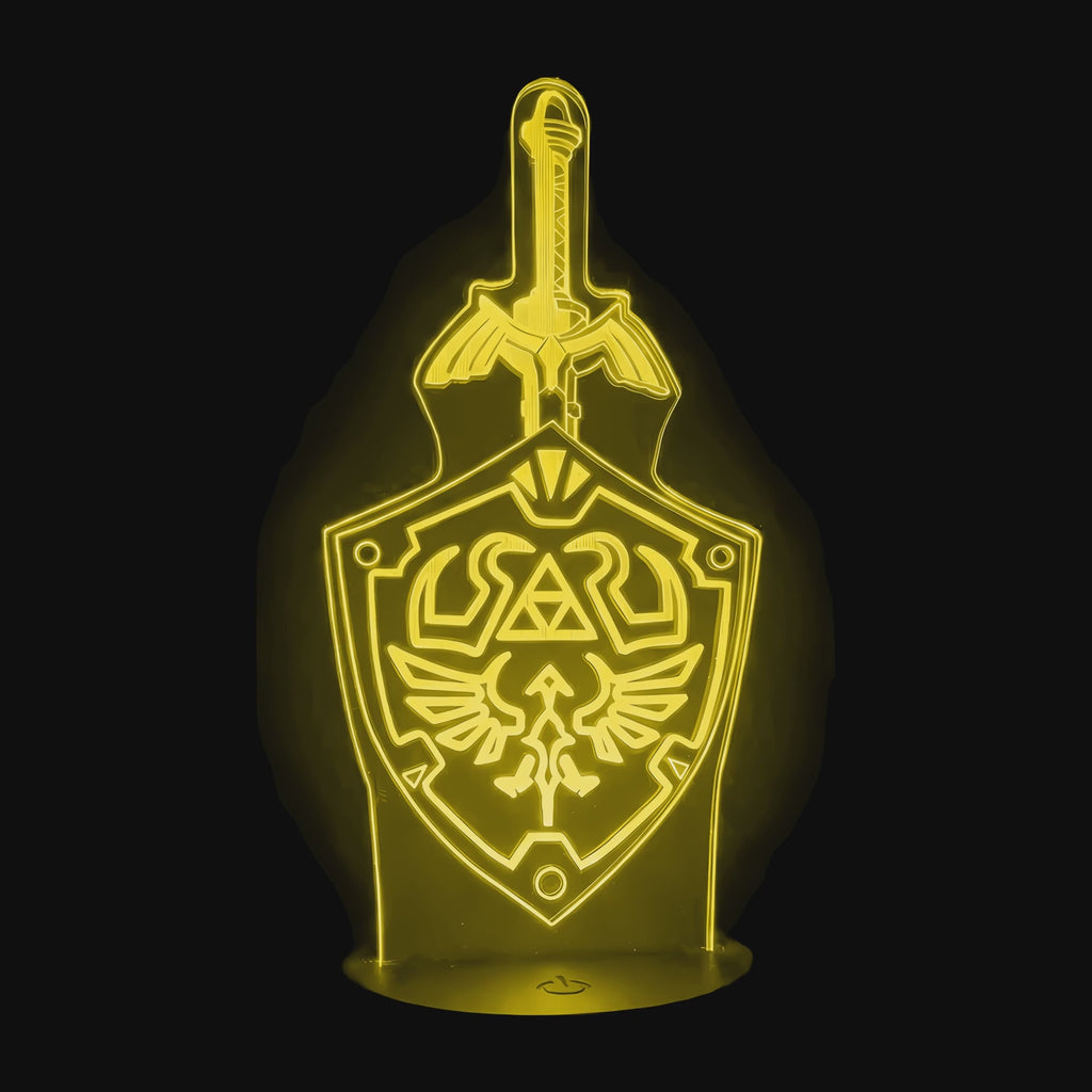 Vidéo lampe 3D Zelda Epée de Link cycle des couleurs LED