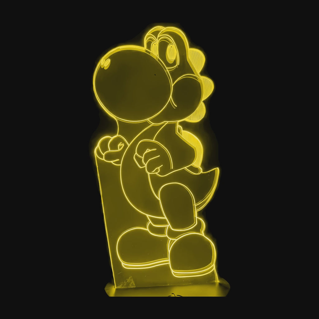 Vidéo lampe 3D Nintendo Yoshi cycle des couleurs LED