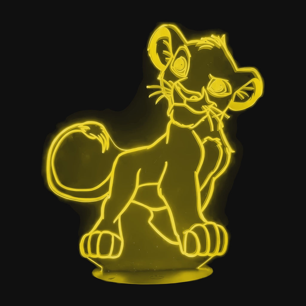 Lampe Roi Lion Simba Enfant en vidéo