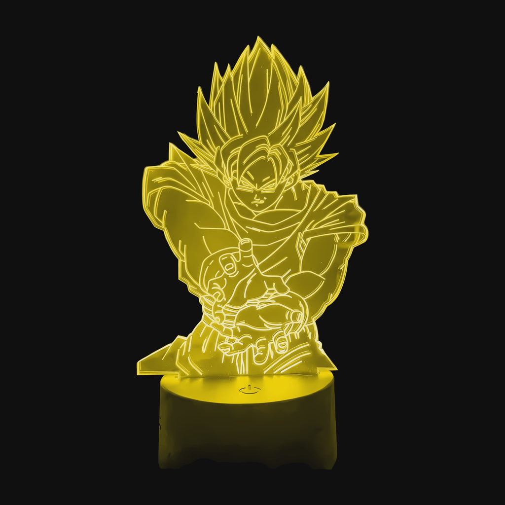 Dragon Ball Z Goku SSJ Kamehameha Lamp on video