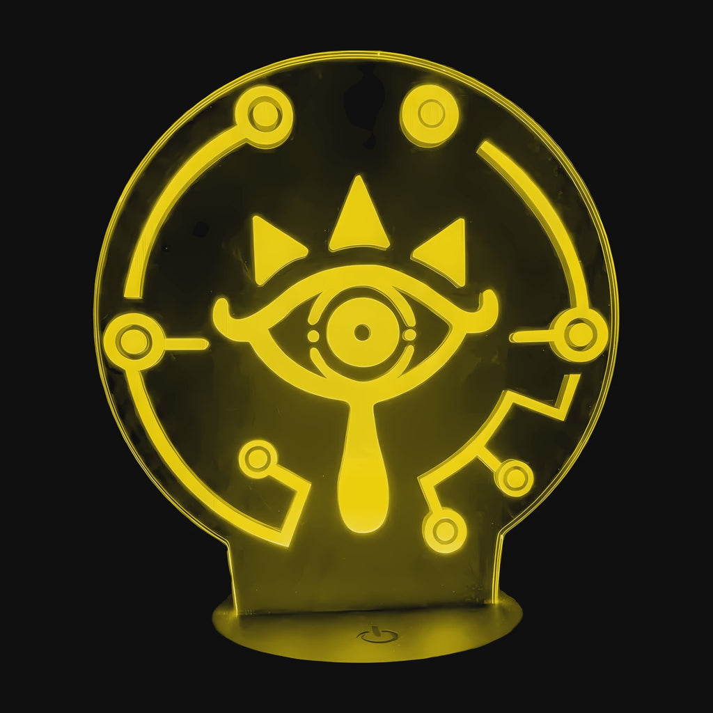 Vidéo lampe 3D Zelda Tablette Sheikah cycle des couleurs LED