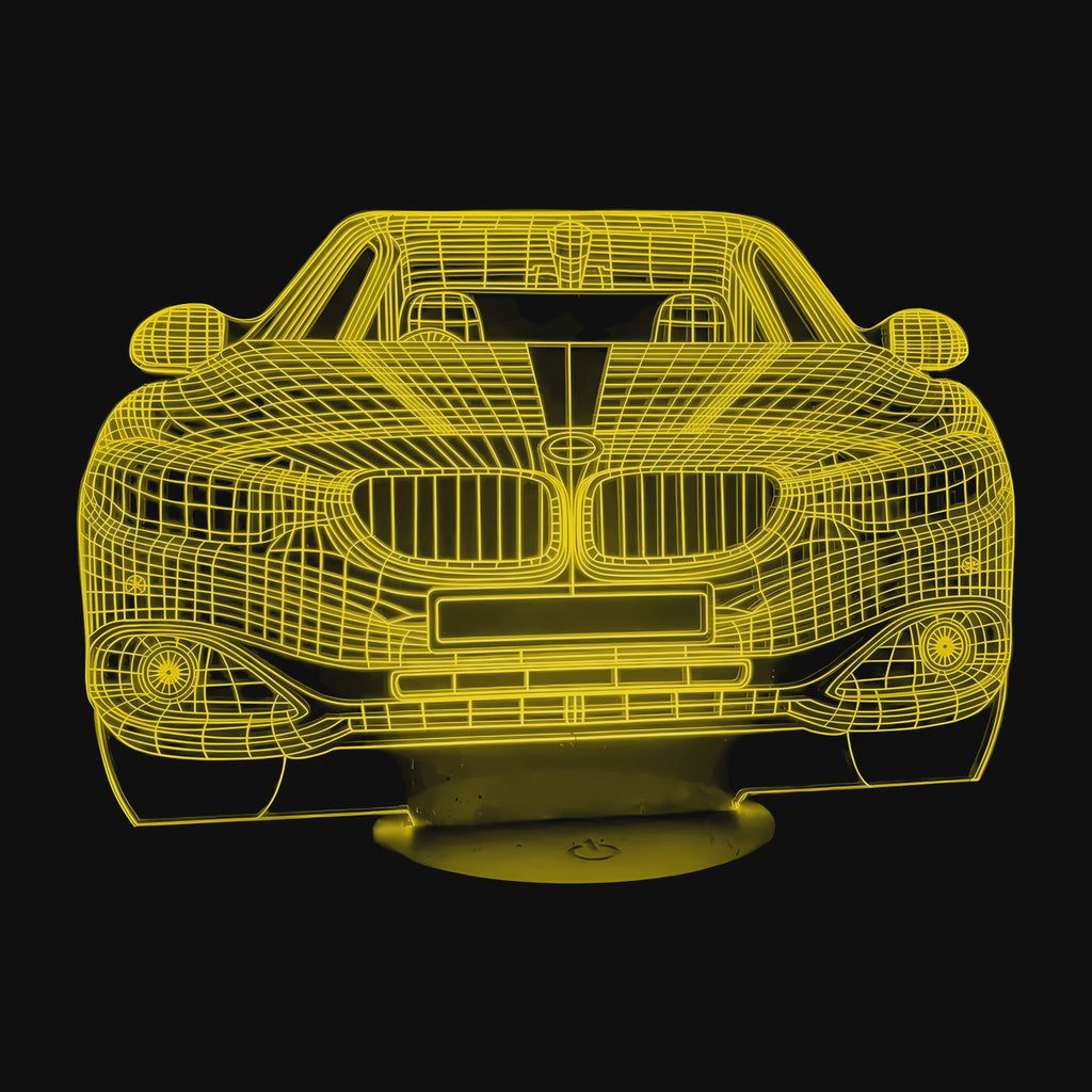 Vidéo lampe 3D Voiture BMW cycle des couleurs LED