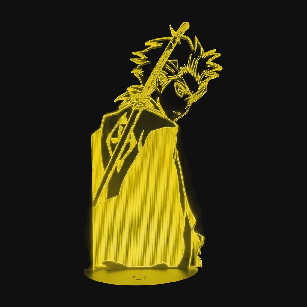 Bleach Toshiro Hitsugaya Lamp on video