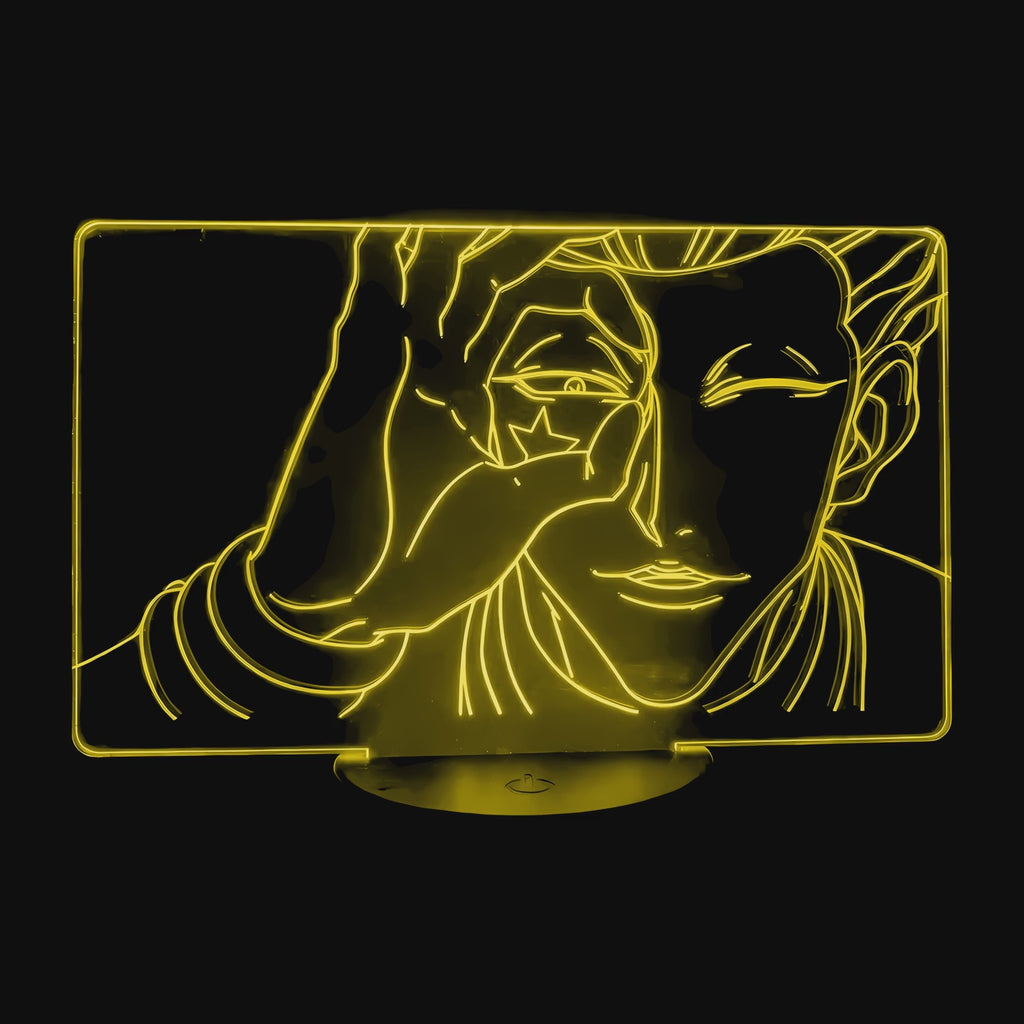 Lampe Hunter x Hunter Hisoka Face en vidéo