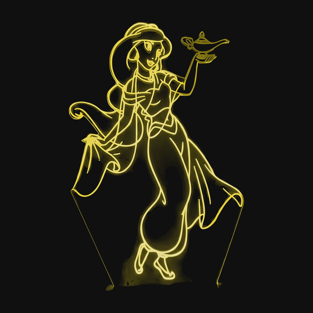 Lampe Princesse Disney Jasmine en vidéo