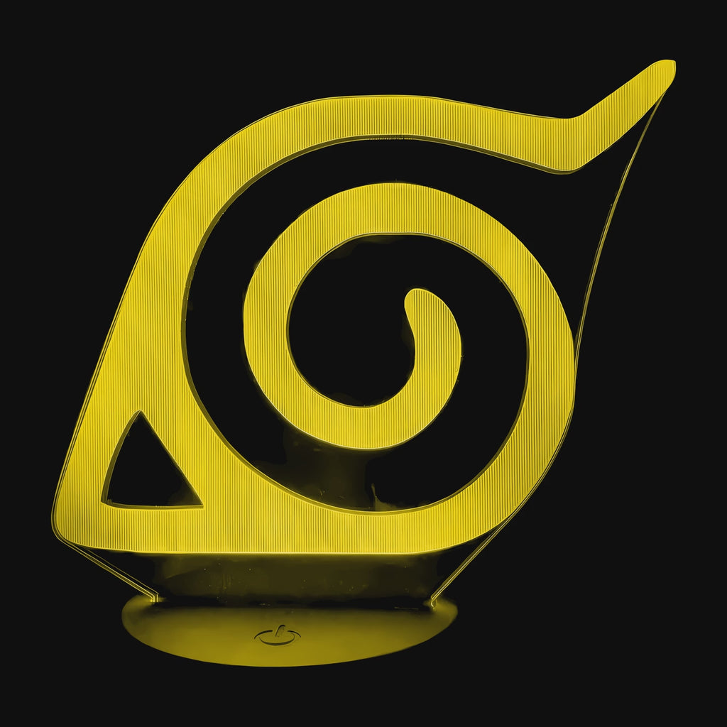 Lampe Naruto Logo Konoha en vidéo