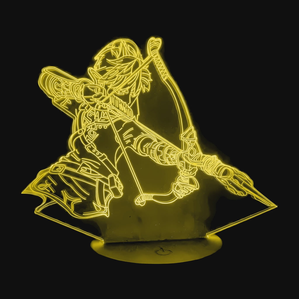 Vidéo lampe 3D Zelda Link cycle des couleurs LED