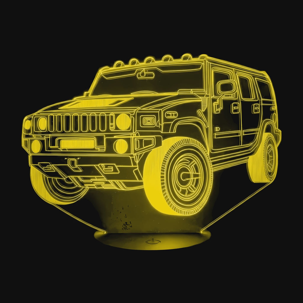 Lampe Voiture Hummer en vidéo