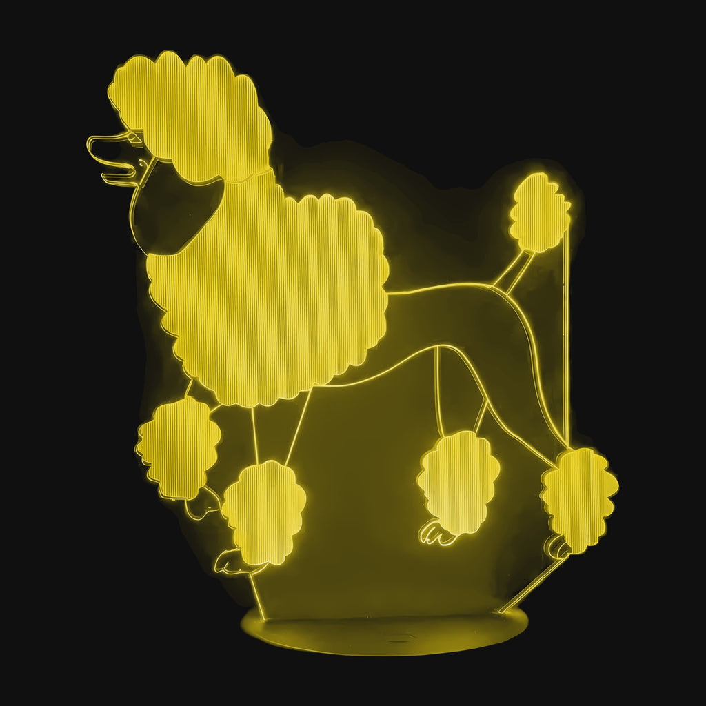 Royal Poodle Animal Lamp on video