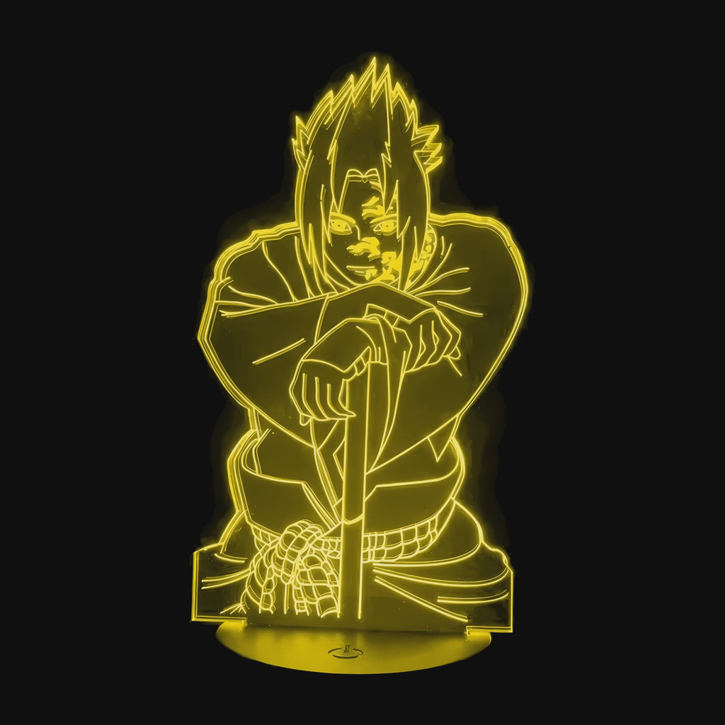 Naruto Sasuke Cursed Seal Lamp on video