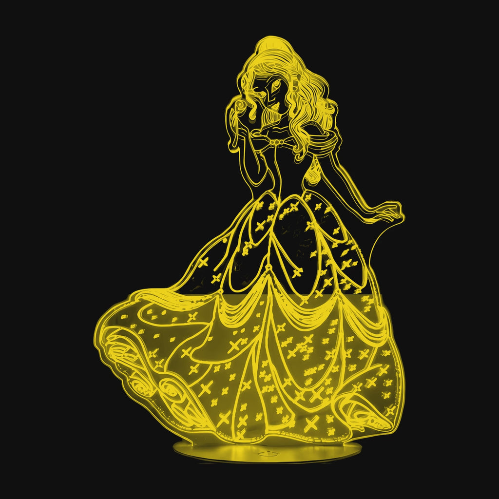 Lampe Princesse Disney La belle et la bête 1991 en vidéo