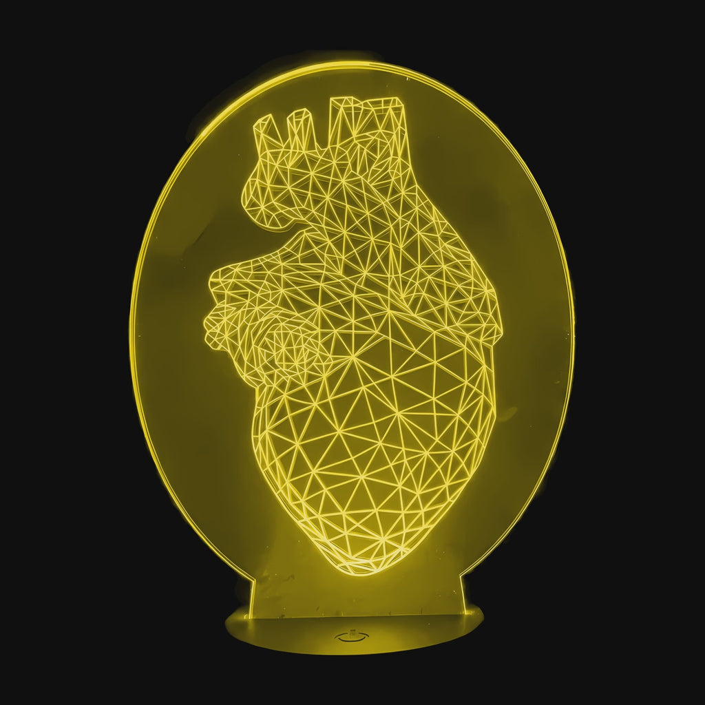 Lampe Coeur Le Cœur Géométrique en vidéo
