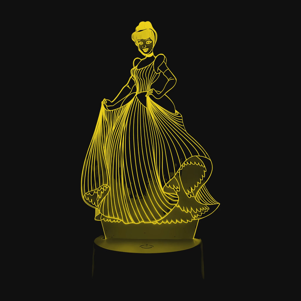 Lampe Princesse Disney Cendrillon en vidéo