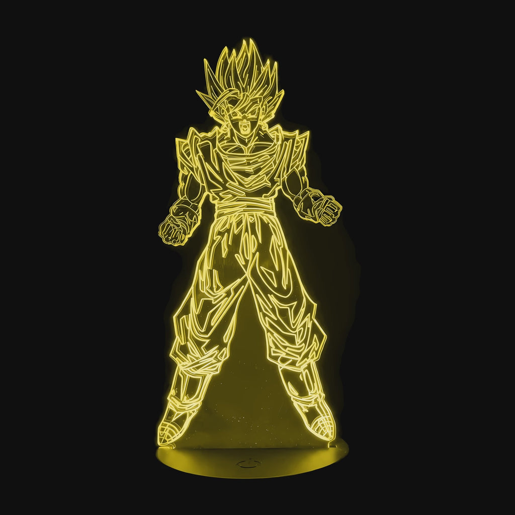 Dragon Ball Z Vegetto Blue Lamp on video