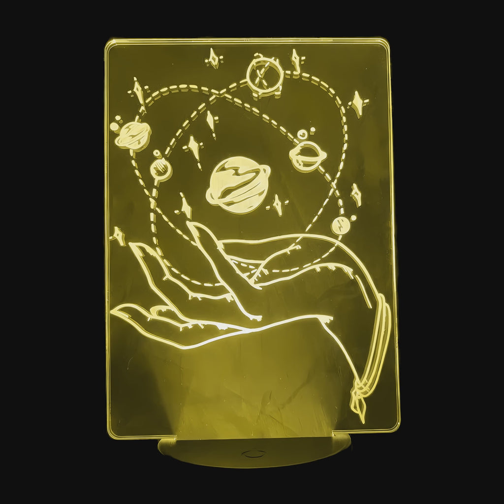 Lampe Espace Astrologie Planètes en vidéo