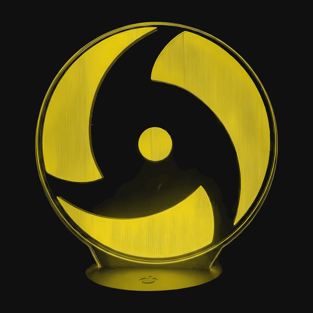 Lampe Naruto Mangekyou Sharingan en vidéo