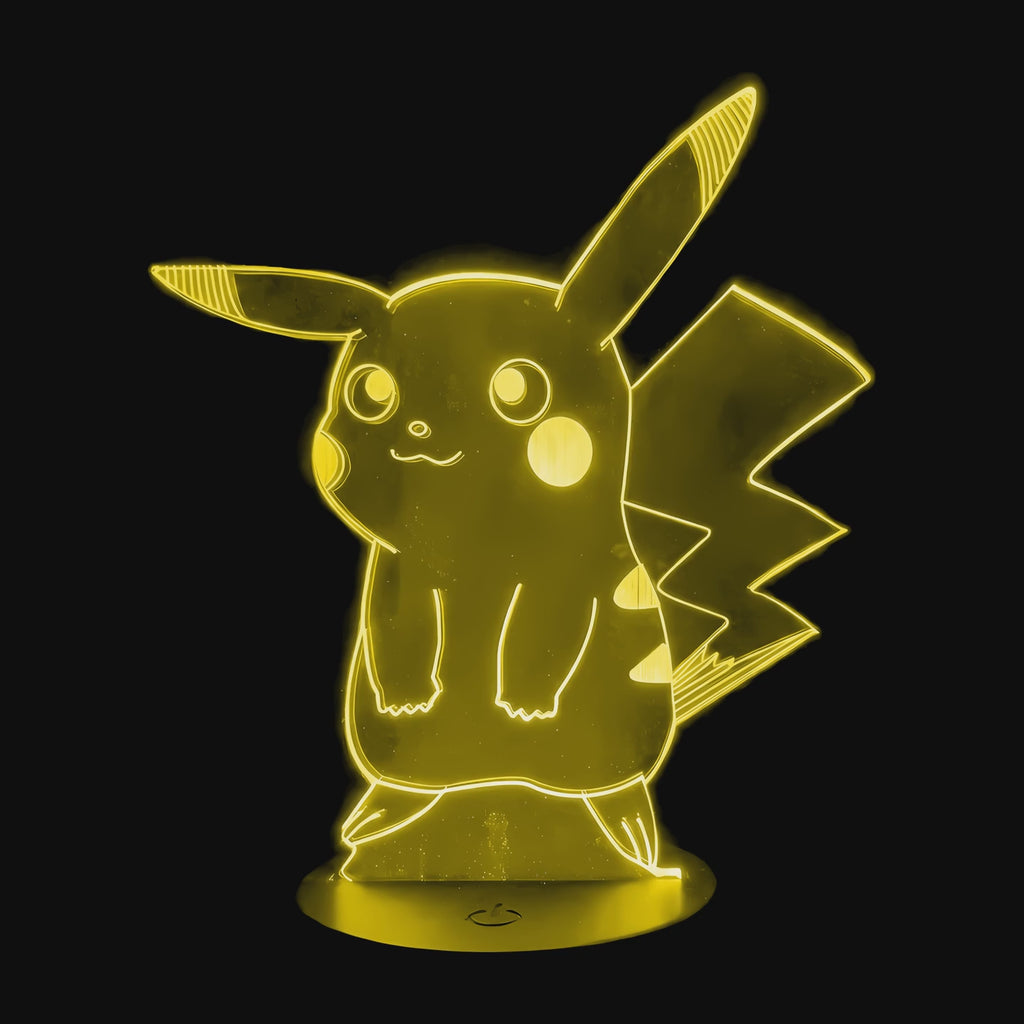 Pokémon Pikachu Lamp on video