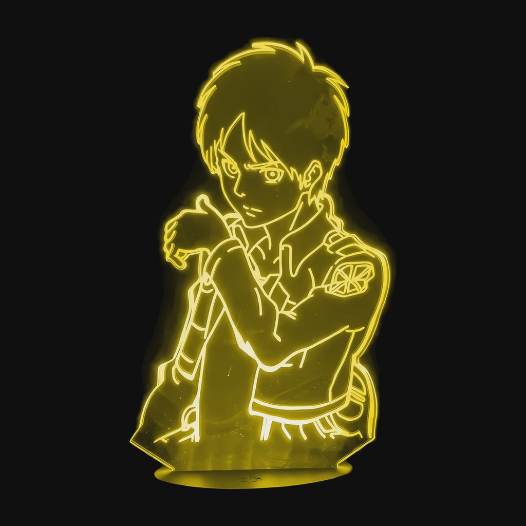 Attack on Titan Eren Jaeger Lamp on video