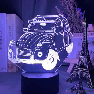 Retour Vers Le Futur Véhicule Voiture Lampe 3D Joli Cadeau Pour