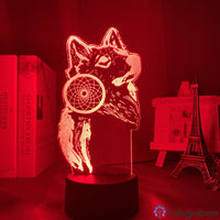 Lampe Animal Attrape Rêve Loup