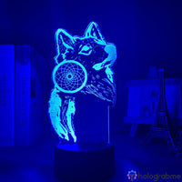 Lampe Animal Attrape Rêve Loup
