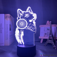 Lampe Animal Attrape Rêve Loup