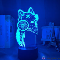 Lampe Animal Attrape Rêve Loup
