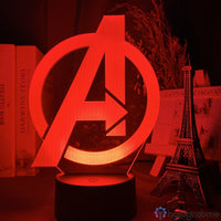 Lampe Marvel Avengers Logo