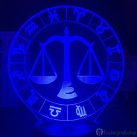 Lampe Signe Astrologique Balance