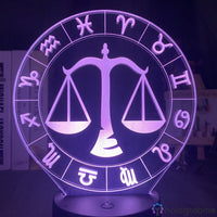 Lampe Signe Astrologique Balance