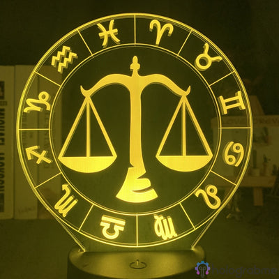Lampe Signe Astrologique Balance