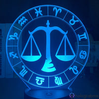 Lampe Signe Astrologique Balance