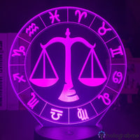 Lampe Signe Astrologique Balance