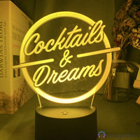 Lampe d'Ambiance Bar à Cocktails
