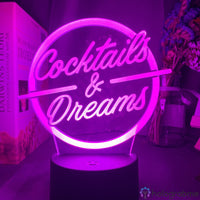 Lampe d'Ambiance Bar à Cocktails